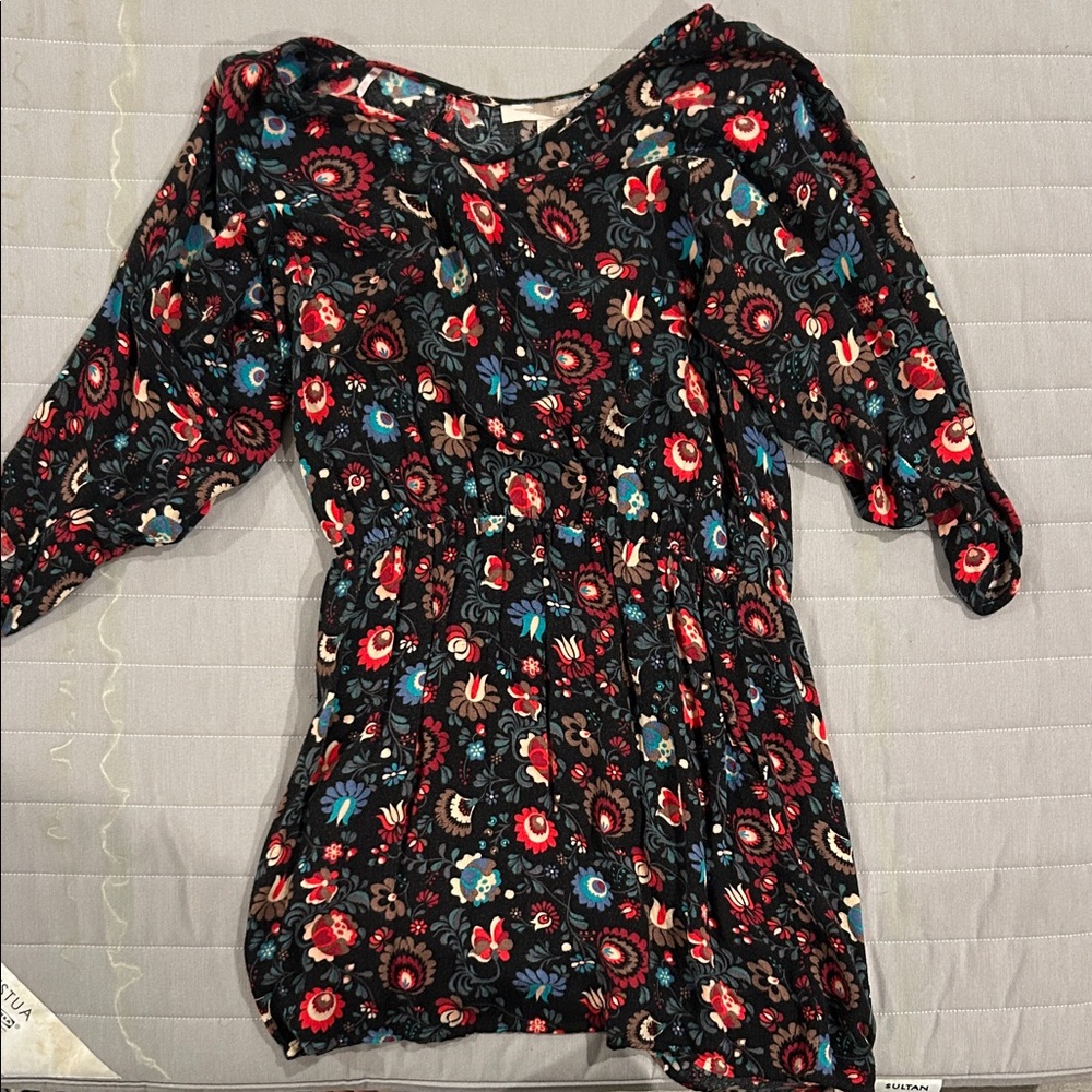 Forever 21 Black Floral Dress